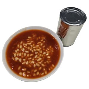Canned baked bean in tomato sauce