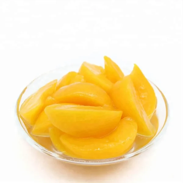 Canned yellow peach in light syrup