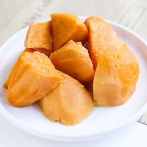 Canned sweet potato cuts in light syrup